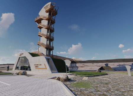 Turf Roof and Tectonic Bridge Enhancing Visitor Experience at Icelandic Geological Site