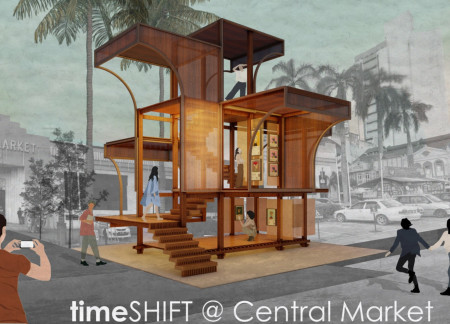 Curved Framing and Augmented Wood in a Cultural Pavilion