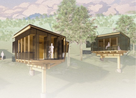 Timber Cabins with Garden Thresholds for Reflective Retreats