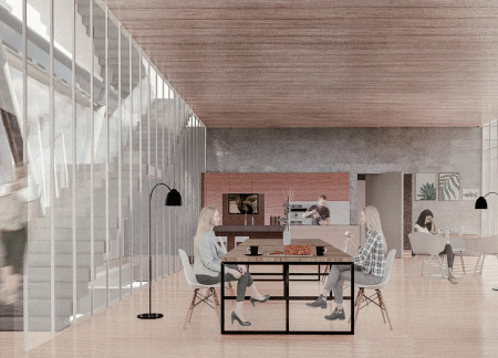 Circular Gathering Space Embracing Panoramic Views in Iceland