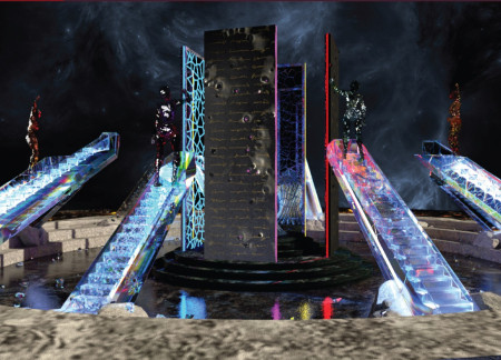 Resilient Spaces Inspired by Crystal Growth