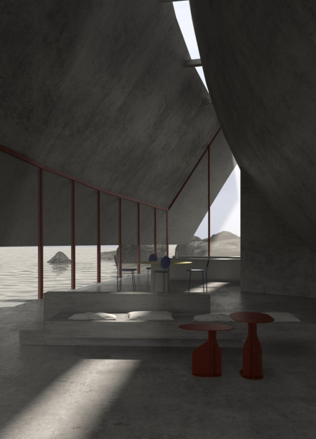 Light-Infused Shelter Embracing Coastal Shadows