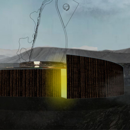 Crater-Inspired Design Featuring Tempered Glass and 360&deg; Projections for Cultural Engagement