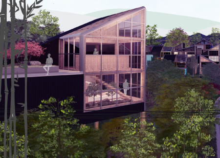 Bamboo Framework and Integrated off-Grid Systems for Sustainable Urban Living