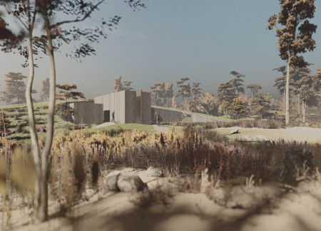 Laminated Wood Embraces Nature in a Green Hospice Retreat