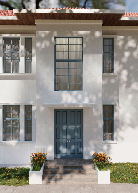 Charred Wooden Shingles and Cross-Laminated Timber Create a Cultural Hub Emphasizing Heritage and Community Engagement