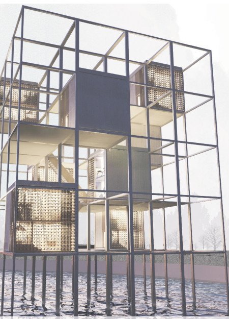 Wind-Powered Microhomes with Urban Farming and Seawater Harvesting