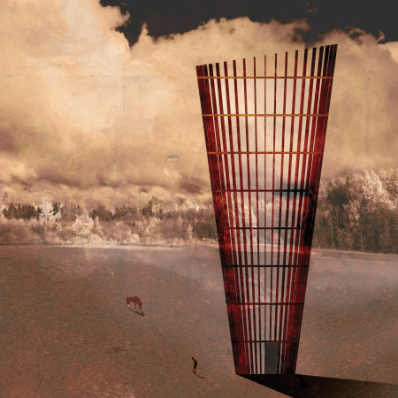 Cylindrical Restroom Facilities in a Reinforced Concrete Tower