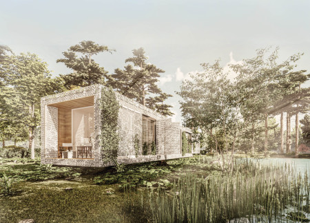 Floatable Modular Living with Green Roofs and Recycled Greywater Systems