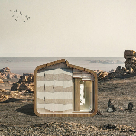 Indoor Greenhouse Integrated with Tyvek Sunshades in a Compact Home