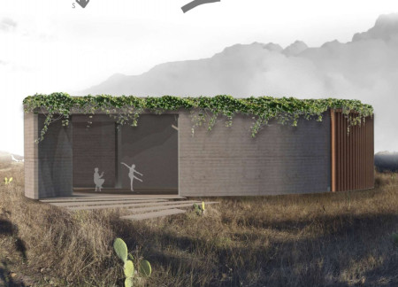 Spiral Form Integrates Skylights and Reinforced Concrete in Community Design