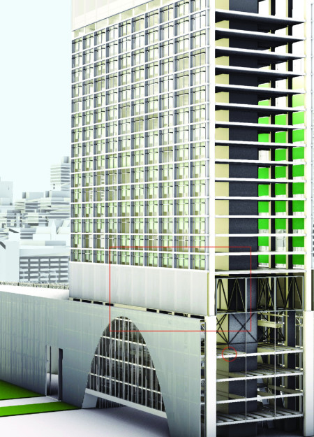 Catenoid Structure Featuring Steel Truss for Flexible Urban Living