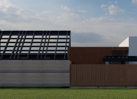 Natural Light and Earth Columns in a Restorative Home Environment