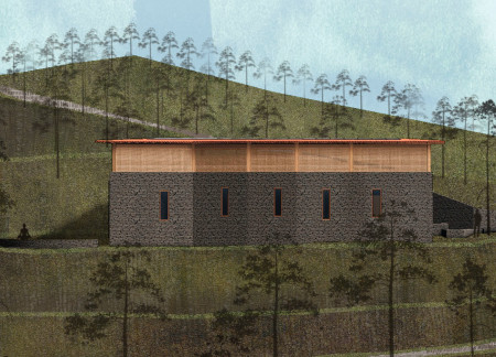 Stone Walls and Green Gardens in a Natural Wellness Retreat