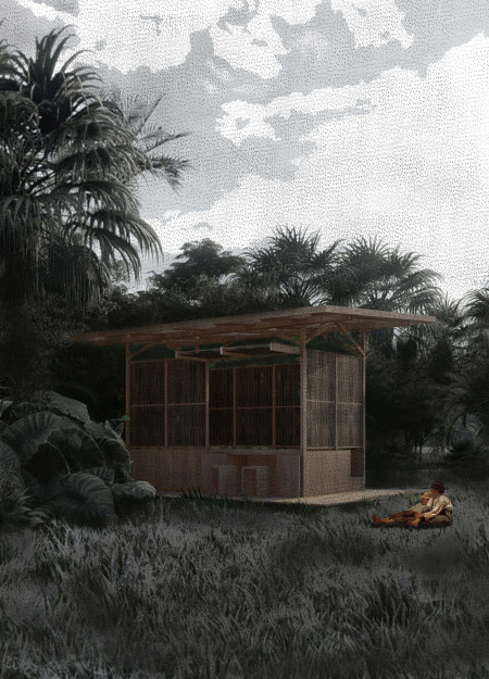 Elevated Huts of Wood Integrated with Nature for Tranquil Retreat