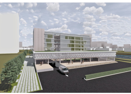 Dynamic Solar Sensors and Trapezoidal Towers in a Climate-Responsive Workspace