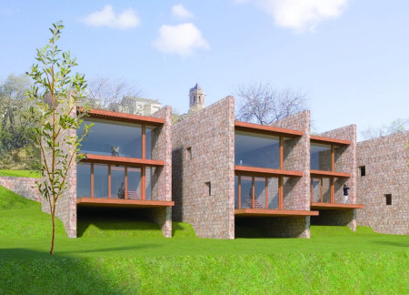 Sustainable Stilt-Houses Embracing Olive Preservation and Community Connection