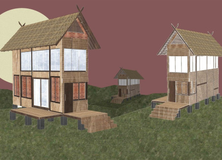 Elevated Living Spaces with Bamboo and Traditional Design Elements