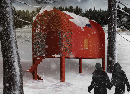 Vertical Garden Micro Home Crafted from Recycled Aluminum Cans