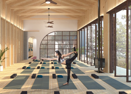 Charred Wooden Shingles and Cross-Laminated Timber Panels Define a Sustainable Mixed-Use Urban Space