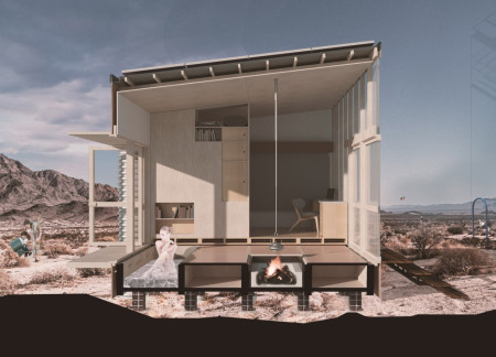 Rolling Platforms and Polycarbonate Walls in a Flexible Microhome