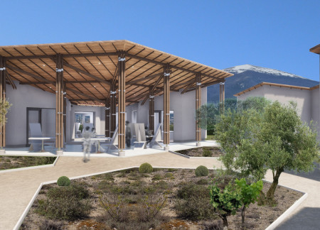 Rainwater Harvesting and Traditional Tile Roofs Enrich Rural Guest Houses