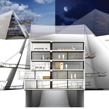 Textile Canopy on Historic Launch Pad Inviting a Journey Through Architecture