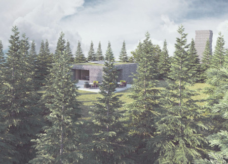 Charred Wooden Shingles and Expansive Glass Unite in Sustainable Community Living