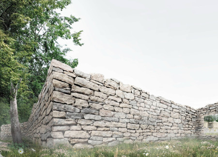Embracing Nature Through Dry Stone Walls and Flexible Community Spaces