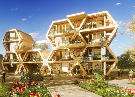 Environmental Materials Shaping Communal Living Spaces in Urban Design