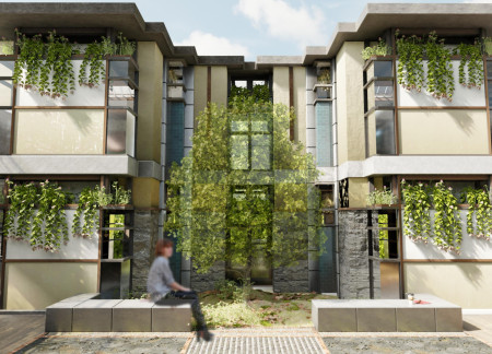 Gradient Spaces with Self-Sorting Personal Desks and Communal Connectivity