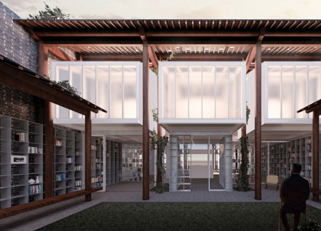 Polycarbonate Enclosure in a Preserved Folk House for Contemplative Healing