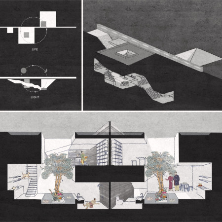 Thermal Rammed Earth Residence Embracing Light and Shadow