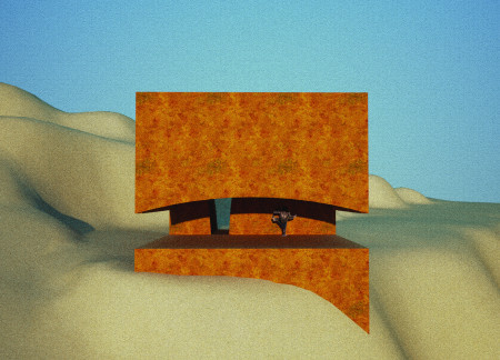 Corten Steel Facade Embraces Sustainable Design in Desert Residence