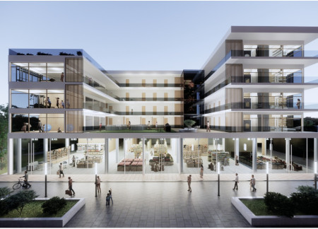 Natural Ventilation Within Sustainable Modular Housing Featuring Concrete and Glass Elements