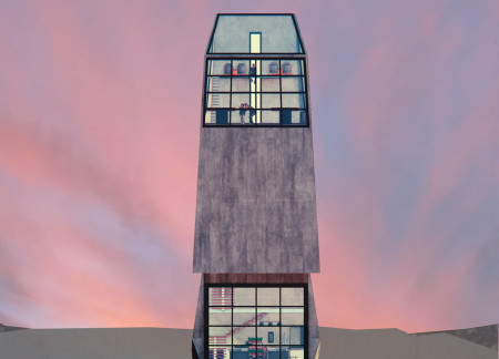 Charred Wooden Shingles and Vertical Gardens Redefine Community Living Spaces