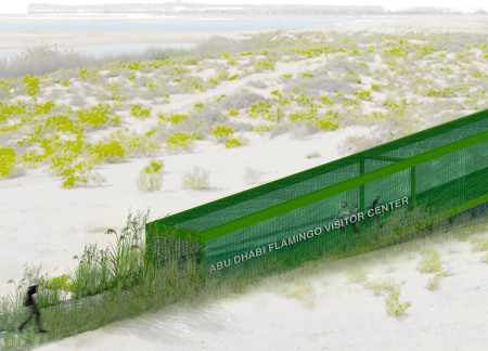 Moss-Covered Ceilings and Perforated Mesh in a Biodiversity Hub