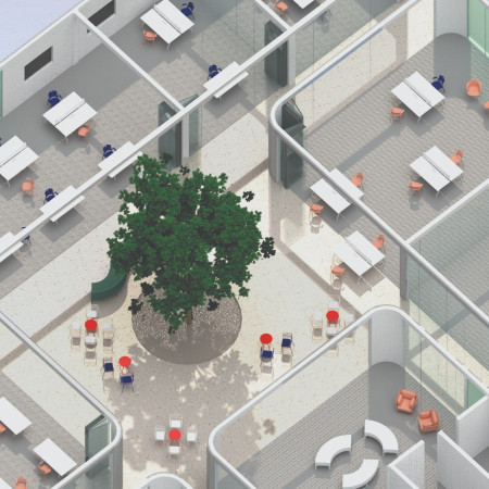 Movable Glass Walls Enhance Flexible Workspaces in Urban Environments