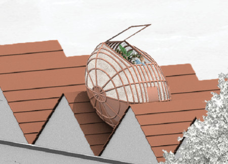 Microhomes on Rooftops with Mycelium Fa&ccedil;ades for Urban Integration