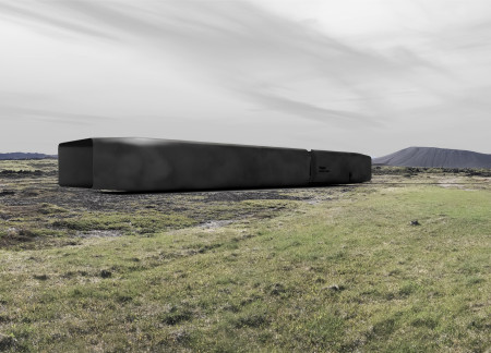 Cross-Laminated Timber Structure with Acoustic Screens and Inner Garden