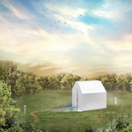 Gilded Niches and Flowing Water in a Serene Memorial Space