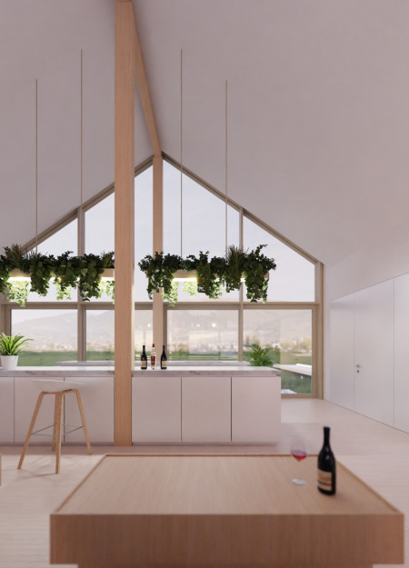 Removable Ground Screws with Large Glazing in a Tranquil Rural Retreat