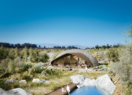 Natural Fire Wall and Bamboo Framework Enhancing Community Interaction