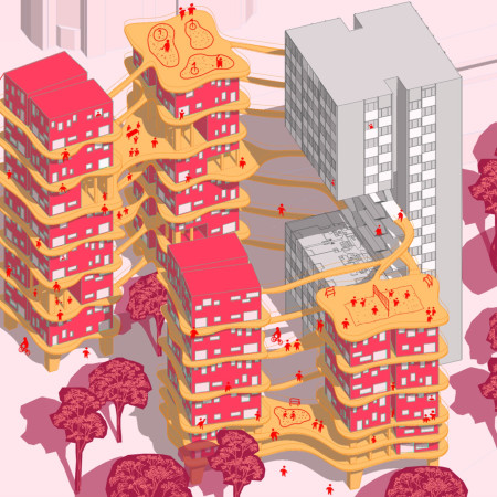 Vertical Living Solutions with Communal Terraces in Berlin