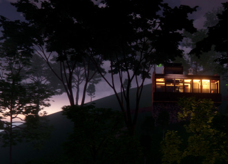 Rammed Earth Walls and Photovoltaic Sustainability in a Scenic Retreat