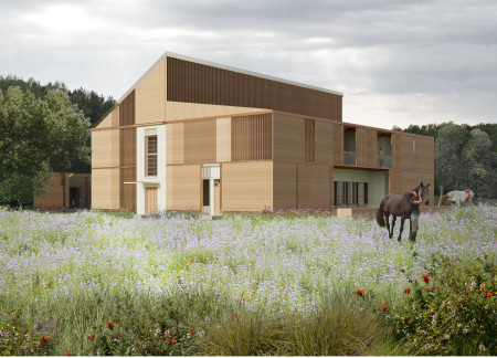 Dynamic Wooden Envelope Enhances Cultural Space Through Modular Design