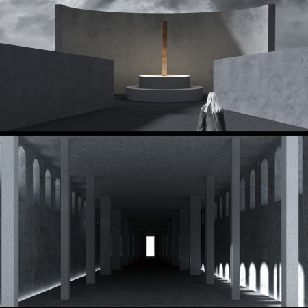 Translucent Panels and Contemplative Spaces at Historic Chapel Site