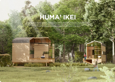 Timber Microhomes with Rainwater Harvesting and Community Focus