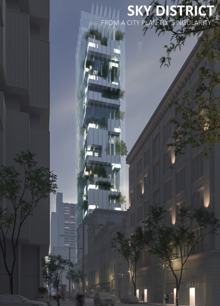 Biophilic Verticality Enhanced by Sustainable Glass Facades and Prefabricated Concrete Systems