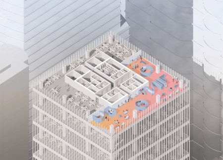 Workspace Nodes Featuring Reclaimed Spaces and Collaborative Elements